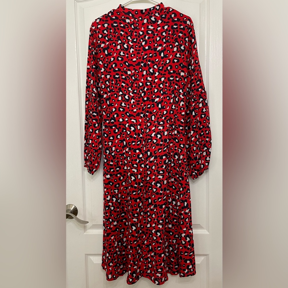 Nwt Kirundo Leopard Print Midi Dress - image 4